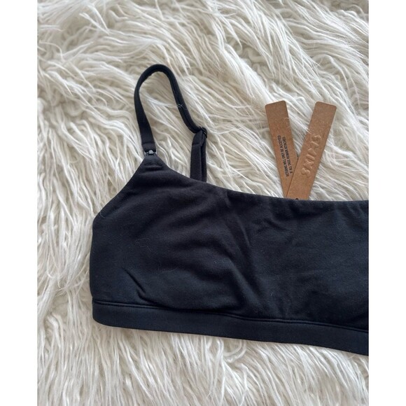 Skims Cotton Jersey Maternity Nursing Scoop Bralette
Soot Size Small - Picture 4 of 8